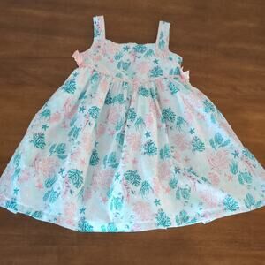 Catherine Maladrino sleeveless toddler girl dress size 4T EUC